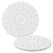 200 White Lace Paper Doilies, 12 Inch Round Medallion Disposable Wedding Placemats, Bulk